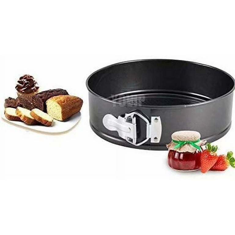 Springform Pan Set of 3 Non-stick Cheesecake Pan, Leakproof Round Cake Pan  Set Includes 3 Pieces 4 7 9 Springform Pans By Torubia(Black) 