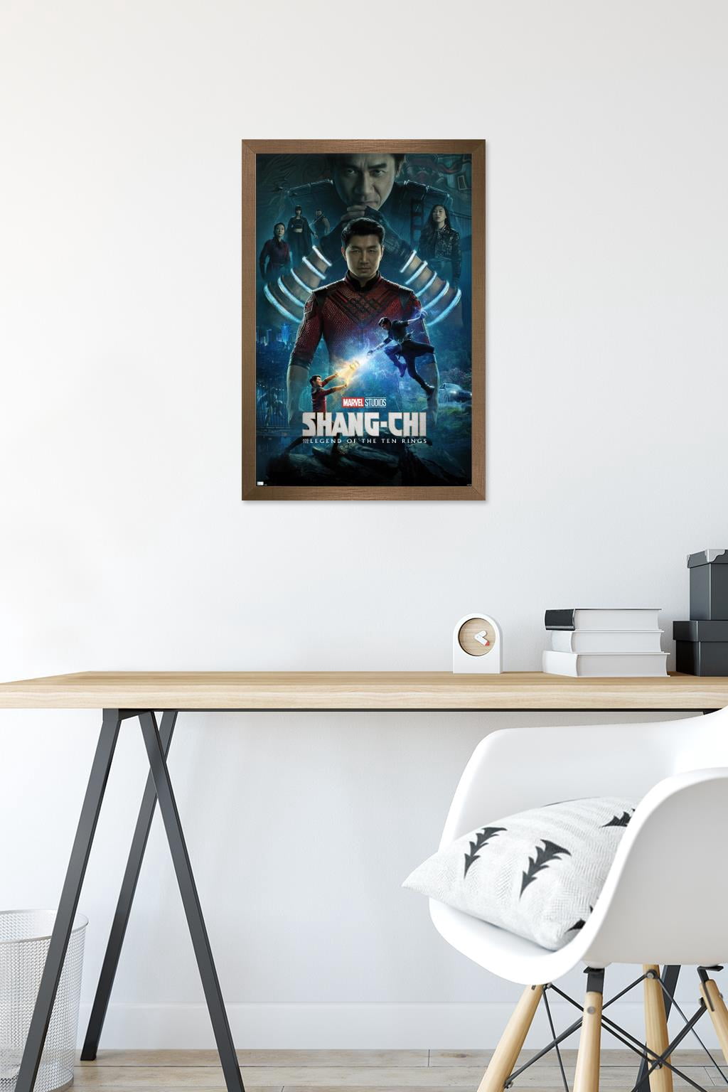 Marvel Shang-Chi and the Legend of the Ten Rings - Official One Sheet Wall Poster, 14.725" x 22.375", Framed