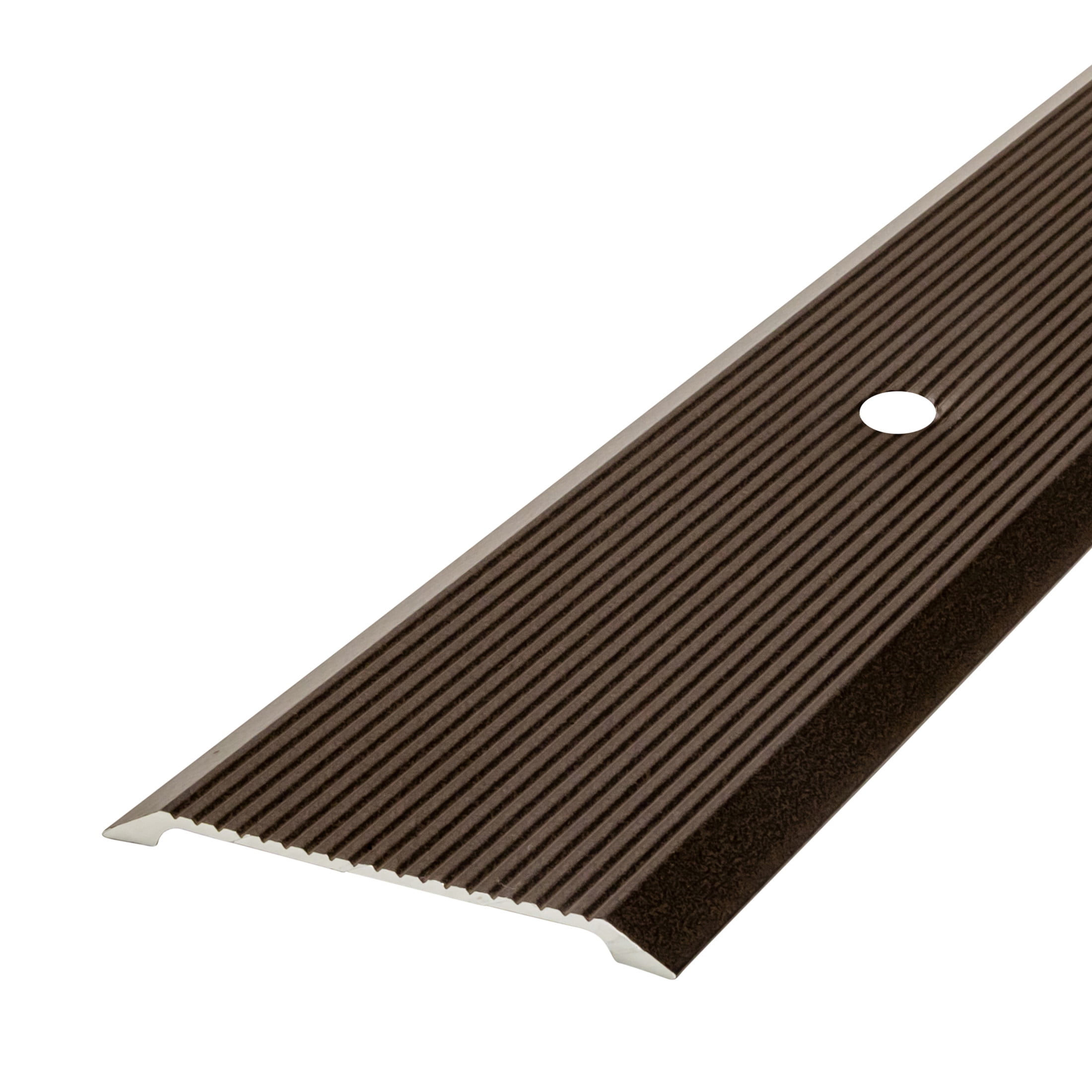 M-D Building Products 43974 2-1/2 In. X 36 In. Forest Brown Aluminum Seam Binder w/ Screws & Anchors