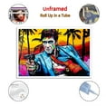 thumbnail image 2 of Alec-Monopolys Al Pacino Scarface Tony Montana Posters Art Print Wall Photo Paint Poster Hanging Picture Family Bedroom Decor Gift 24x36inch(60x90cm), 2 of 6