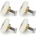 thumbnail image 4 of Ruedas para mamparas de ducha, rodillos de nailon de rodamiento suave con ejes de latón macizo para duchas y muebles, rodillos de plástico POM multifunción de alta calidad con funcionamiento, 4 of 5