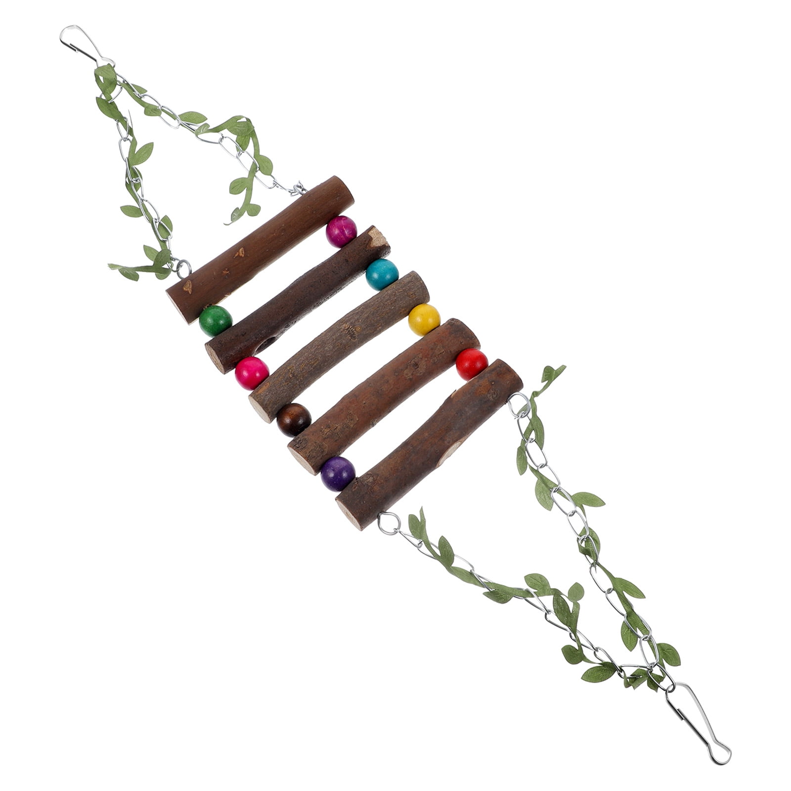 CTIRCHIU Wood Parrot Swing, Wear Resistant Bird Accessory for Household Cages