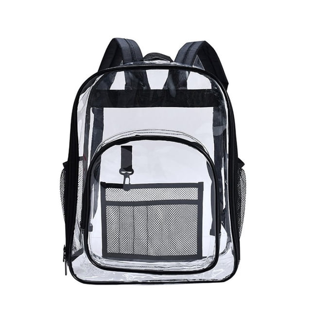 Jumpingount transparente impermeable para escuela, oficina, trabajo, ordenador, bolso de hombro, viaje, senderismo, informal, bolsa para botella de Mochilas Jumpingount AP012229-00