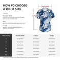 thumbnail image 4 of Honeii Flower Print Women's Classic V-Neck T-Shirt,Womens Fashion Tops,Stylish Everyday Top for Women, Casual Summer Spring Outfits Clothes-Small, 4 of 5