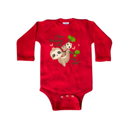 

Inktastic Hanging With My Aunt Gift Baby Boy or Baby Girl Long Sleeve Bodysuit