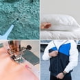 thumbnail image 4 of 2-Pack 18 Inch White Invisible Zippers for Sewing Skirts, Nylon Coil Bulk Zippers for Pocket, Pillow Sewing DIY Handmade Crafts Garment Clothes Tailor(White 18" 2PCS) #3, 4 of 4