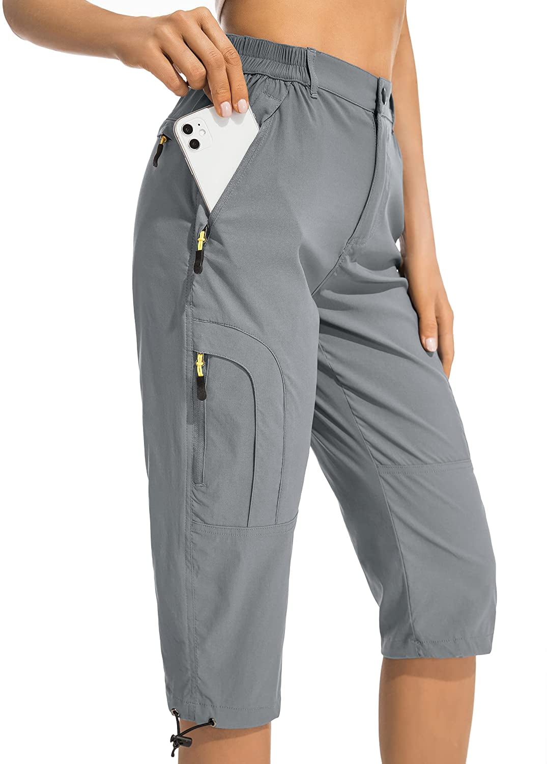 Knee length cargo shorts ladies hot sale
