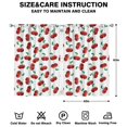 thumbnail image 2 of Nursery Curtains Boys Girls Kids Fruit Cherry Print Pattern Window Drapes for Living Bedroom Playroom Room Decor Rod Pocket 42x63Inch 2 Panels, 2 of 2