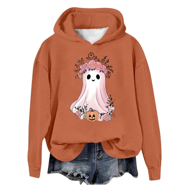 WEAIXIMIUNG Robe Chandail en Molleton Femmes Grande Taille Vêtements Automne et Hiver Tendance Chandail à Capuchon Imprimé Mignon Chandail à Capuchon Top Femmes