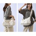 thumbnail image 6 of Women Crossbody Bag Simple Shoulder Bag Canvas Japanese-Style Messenger Bag, 6 of 21