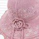 thumbnail image 5 of Qarigey Sombrero de sol clásico para mujer, sombrero de paja cómodo y a la moda, sombrero de copa británica para mujer, sombrilla Sombreros rosa, 5 of 6