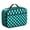 Blue and Black, variant on Brown and Black Checkered Pattern Insulated Lunch Bag Teens,Bento School Lunch Bag for Teens for Work,Picnic or Travel 10.6x7.7x4.3 Inches,12 Can Capacity