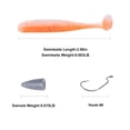 thumbnail image 2 of Goture Fishing Soft Plastic Lures Kit Jig Head Hooks Crappie Lures Trout Bass Fishing Worm Lures Crappie Jigs Fishing Lures Set with Tackl Box for Freshwater Saltwater Fishing, 2 of 7