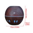 thumbnail image 2 of Cbcbtwo Humidifiers, Portable Small Cool Mist Humidifiers Vaporizer, Wood Grain Humidifiers, 130 ml Water Tank, 7 Color LED Lights, Super Quiet, for Home Car Bedroom Office Desktop Gifts on Clearance, 2 of 10