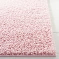 thumbnail image 3 of SAFAVIEH Primo Mason Solid Shag Runner Rug, Light Pink, 2'2" x 12', 3 of 7