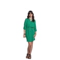 thumbnail image 1 of Vestido corto André Badi verde 26 con escote en V y mangas 3/4, 1 of 5