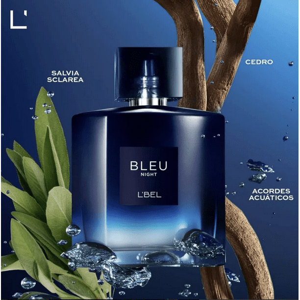 Perfume Bleu Intense Night Parfum L'Bel 100 ml Para Hombre