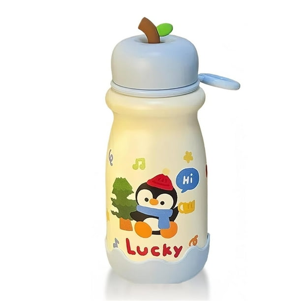 Botella de Agua Aislada de 17 Oz, con Estampados de Animales de , Correa de Transporte, Mantiene las Bebidas Frías/Calientes para Uso Diario. D
