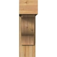 thumbnail image 2 of Ekena Millwork 8"W x 26"D x 26"H Funston Block Rough Sawn Bracket w/ Offset Brace, Western Red Cedar, 2 of 25
