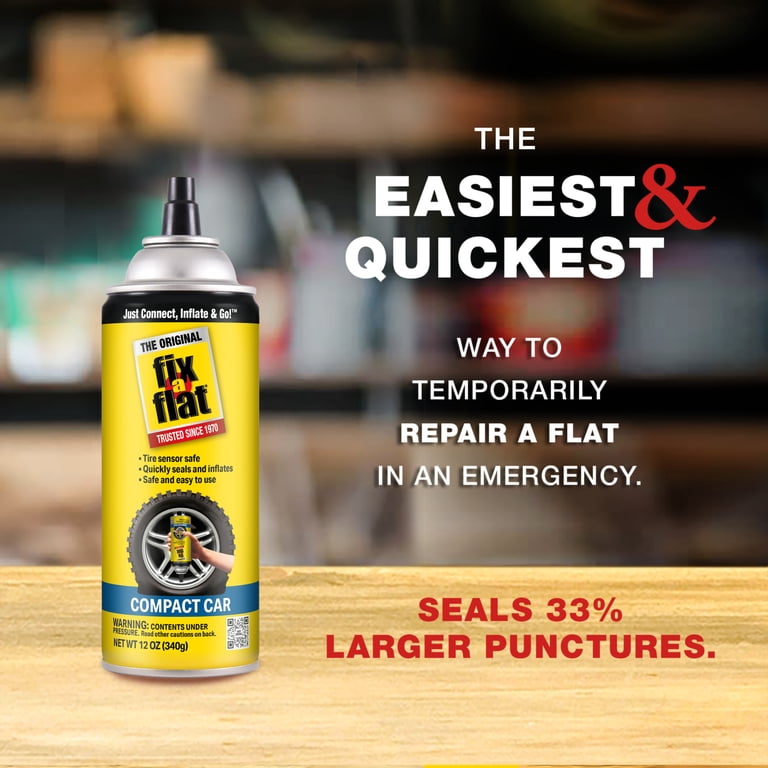 Fix-A-Flat Emergency Tire Repair & Inflator, 12oz photo 2