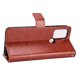 thumbnail image 3 of KAIYANG Funda de piel Crazy Horse para Tcl 30 Se/Tcl 30E/Tcl 306/Tcl 305/Sharp Aquos V6/V6 Plus, color rojo, estilo D, marrón, TCL 30 SE, 3 of 5