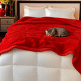 thumbnail image 4 of DBOZE Thick & Warm Korean Fleece Blanket – Extra Large 85"×95" – Ultra Soft Raschel Blanket for Winter, Luxury Embossed Design, 4 of 5