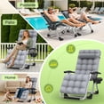 thumbnail image 7 of ZENPETIO Zero Gravity Chair, Reclining Camping Lounge Chair w/Removable Cushion, Upgraded Lock and Cup Holder, Reclining Patio Chairs Folding Recliner for Indoor and Outdoor, 7 of 7
