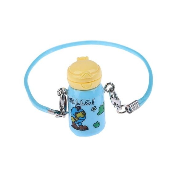 Taza de agua en miniatura para casa de muñecas, Mini vaso para niños, juguetes para niños, muebles para casa de muñecas, accesorios de decoración para Azul