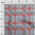 thumbnail image 1 of oneOone Georgette Viscose Fabric Tartan Check Print Fabric BTY 42 Inch Wide, 1 of 4