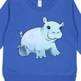 thumbnail image 3 of Inktastic Cute Baby Hippo Toddler Sweatshirt, 3 of 4