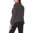 thumbnail image 4 of Women's Long Sleeve Open Front Blazer Solid Office Jacket, 4 of 8
