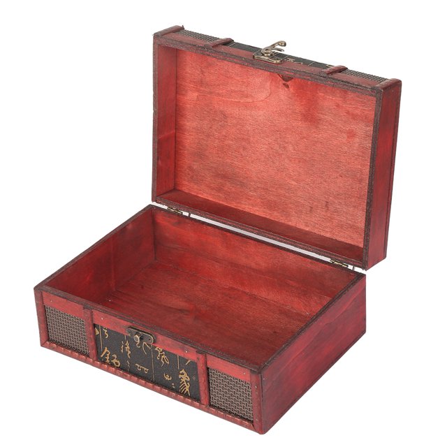 Caja de recuerdo del tesoro retro caja retro duradera retro decorativa única para decoración del hogar ANGGREK Otros