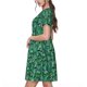thumbnail image 2 of Disketp Monstera Leaves para Vestido de Manga Corta para Mujeres, Vestidos de Verano para Mujeres, Casual y Holgado para la Playa, 2 of 6