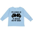 thumbnail image 3 of Inktastic Boxer Like Daddy Boxing Boys or Girls Long Sleeve Toddler T-Shirt, 3 of 5