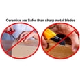 thumbnail image 6 of EZ Opener Ceramic Safety Cutter | Multi-Purpose - Opens Boxes - Packages - Shrink Wrap and More, 6 of 9