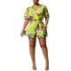 thumbnail image 1 of Txlixc Ropa deportiva de verano para mujeres, impresión foliar Txlixc  moda, 1 of 5