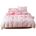 thumbnail image 2 of Duvet Cover Set, 3Pcs/Set Quilt Cover Pillowcase Bed Quilt Set Exquisite Durable Comfortable Bedding Polyester Marbled Quilt Cover  For Bedroom For Home, 2 of 8