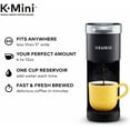thumbnail image 4 of Keurig K-Mini Single Serve Coffee Brewer, Matte Black, 4 of 4