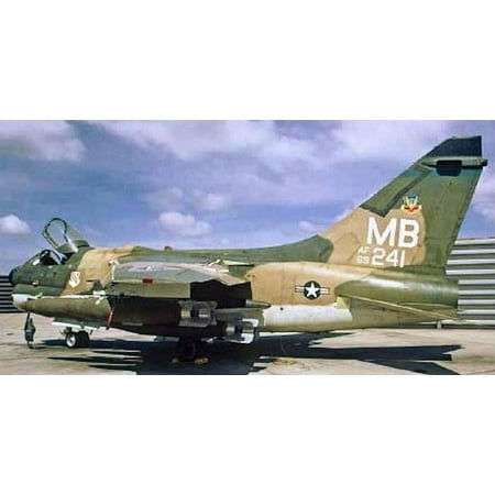 LAMINATED POSTER 356th Tactical Fighter Squadron A-7D Corsair II 69-6241 Shown at Korat RTAFB, Thailand in 1973. 1971 Poster Print 24 x