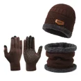thumbnail image 2 of 4 Conjunto Gorro Bufanda Guantes Frío Tejido Lana Unisex, 2 of 8
