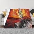 thumbnail image 2 of Tool Band Eye Music Flannel Blanket Ultra-Soft Micro Fleece Throw Blanket For Bed Sofa Couch Car Office Unisex Adult Fuzzy Bed Blanket Cozy Kids Throw Blanket 60"x50", 2 of 7