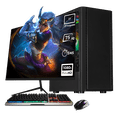 thumbnail image 1 of Computadora Escritorio Completa Xtreme PC Gaming Intel Core i9 12900 16GB SSD 500GB Monitor 27 75Hz WIFI Black juegos casuales, trabajo y estudio, 1 of 6