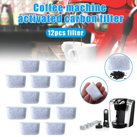 

12pcs Replacement Charcoal Water Filters Non-woven Filter for Coffee Makers.