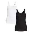 thumbnail image 3 of No Boundaries Juniors Scoop Neck Tank Top, 3 Pack, Sizes XS-XXXL, 3 of 9