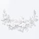 thumbnail image 1 of Corona para el cabello de novia con perlas plateadas, accesorio elegante para bodas para mujer, 1 of 8