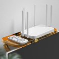 thumbnail image 2 of LAICAIW TV Top Storage Bracket,Router Rack TV Set-top Box-Wall Mount Storage Box, Free Punch Firm Router Shelves for Remote Controls Stores Home Living Rooms Yuxun, 2 of 7