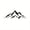 Black, variant on Off-road Car Body Decoration Sticker White Die Cut Vinyl Mountains Graphic Car Sticker Car Window Decal