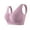 Purple, variant on Women Casual Hollow Out Breathable Sport Bra Top Underwear Without Steel Ring Gathering Brazier for Women