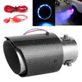 thumbnail image 1 of Punta De Escape LED Punta De Escape LED Tubo De Escape Y Junta Tubo De Escape Silenciador De Garganta Trasera Ajuste De Punta LED Entrada De Reemplazo De Automóvil Salida De 63 Mm, 1 of 7