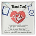 thumbnail image 2 of Most Compassionate Healthcare Medical Worker Nurse Appreciation Forever Necklace w Message Card, 2 of 8
